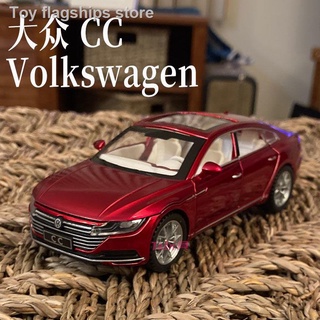 1:32 Volkswagen CC modelo de coche modelo de coche de aleación modelo de coche de sonido y luz tire hacia atrás de la colección del coche adornos de los niños juguetes
