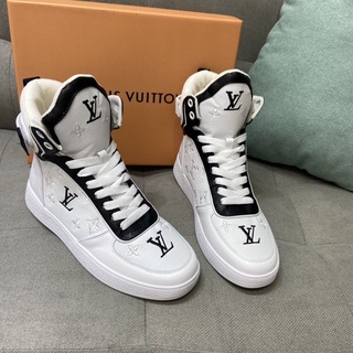 ! Louis_ Vuitton_ Trend Ocio Bordado Blanco Zapatos Para Hombre (1)