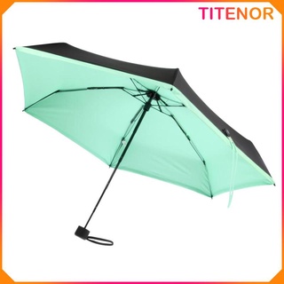 (Titenor) Paraguas Ultra ligero/Mini paraguas plegable Para viaje/impermeable/protección Uv con lluvia