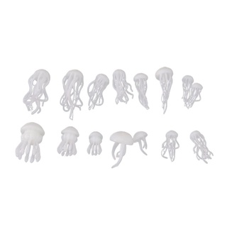 tao - juego de 16 piezas de material de relleno epoxi, resina de cristal, resina 3d, mini medusas, modelado (1)