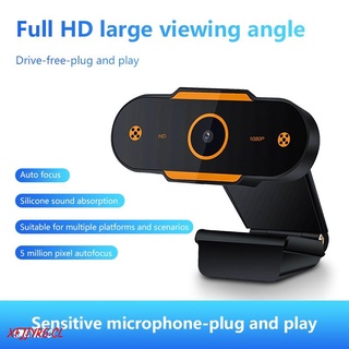 xfjjyrg auto focus 1944p hd webcam 1080p cámara web con micrófono para transmisión en vivo videollamadas en casa conferencia trabajo xfjjyrg (1)