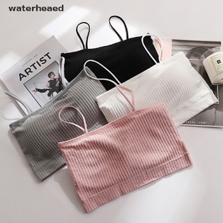 （waterheaed） Women's Tube Top Wrapped Chest Underwear Thin Strap Vest With Chest Pad Tide On Sale