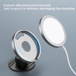 Car Bracket For IPhone 12 Stand Holder Magnetic Wireless Charger Base (Without Wireless Charger) imag