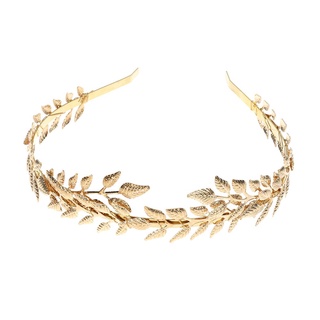 iuli1 3 piezas joyería hojas bandas para el cabello accesorios para el cabello metal hoja dorada diademas peines de pelo diadema tiara dama de honor vintage boda pelo corona (4)