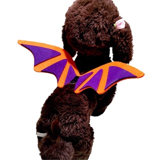 Allgoods Adorable alas de murciélago mascota perro vestir mascota corbata decoración de Halloween mascota ropa accesorios para mascotas cachorro divertido Cosplay disfraces de perro (8)
