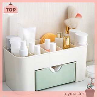 6 compartimientos con 1 cajón organizador de belleza vanity caja de almacenamiento de cosméticos para hogar oficina artículos de baño contador-top (4)