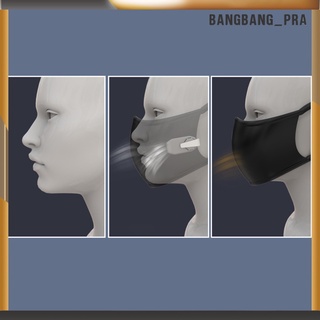 [bangbang_pra] Usb recargable Clip-on enfriador ventilador máscara de aire fresco para máscara facial enfriamiento mascarilla facial crea una máscara purificador de aire portátil (4)