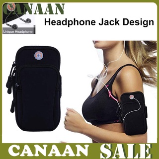 Canaán al aire libre Jogging Running deporte Fitness ajustable brazo banda bolsa teléfono titular bolsa (1)