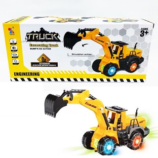 Tcj - ¡más vendido! Coche juguetes construcción BEKO camión excavadora hay unas luces YF3079B
