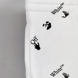 Off White Blanco C/O Virgil 21ss Verano Nuevo Logotipo Totalmente Impreso Impresión Pantalones Cortos Para Hombre (1)