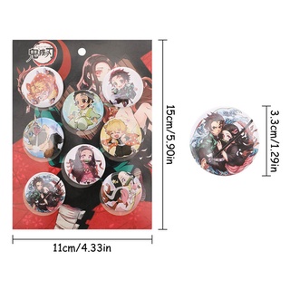 8 unids/set Anime Tokyo Ghoul insignia botón broche de PVC broche Cosplay regalo (6)
