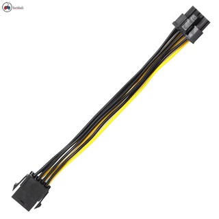 Graphics Card 8Pin Female To 6+2Pin Male Slide Rail Power Extension Cord 32CM