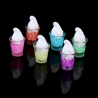 [GBC] 10pcs 1/12 casa de muñecas miniatura pretender comida caramelo Color helado taza bebida [Glowingbrightlycool] (2)