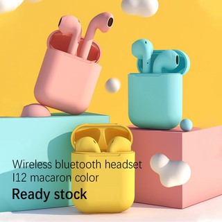 Inpods 12 audífonos inalámbricos Color Pastel Tws I12 Bluetooth para Android/Iphone (1)