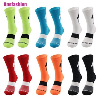[onefashion] unisex deportes al aire libre transpirable running montañismo ciclismo lightning calcetines
