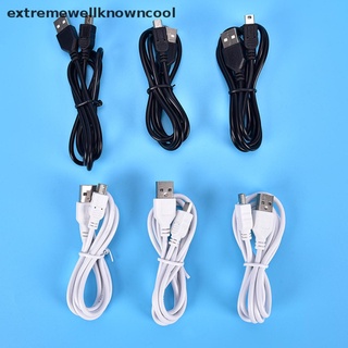 Ecmy 1m largo MINI Cable USB sincronización y carga plomo tipo A A 5 pines B cargador de teléfono caliente