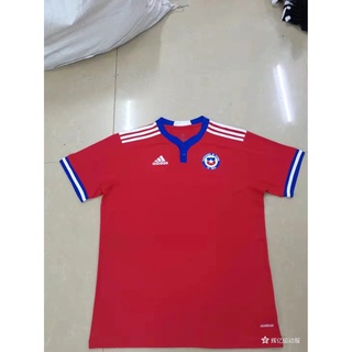 【stock listo】new chileteam football jersey home red 2021 - 2022 chile home kits jersey de fútbol ropa camisa s-xxl AAA (7)