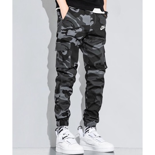 Nike Oversized Multi-pocket Camouflage Pants Men's Trendy Sports Pants Street Fashion Casual Pants (4)