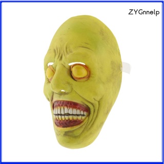 máscara de terror de halloween látex sonriente demonios máscaras cara vestir cabeza máscara (1)