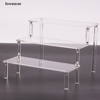 lovezuv acrílico desmontable escalera marco perfume joyería estante de exhibición modelo estante de exhibición cl