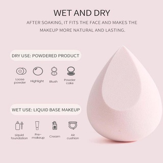 4cs/set esponja de maquillaje Puff Blender belleza huevo seco gota agua y base esponja húmeda N6W2 (2)