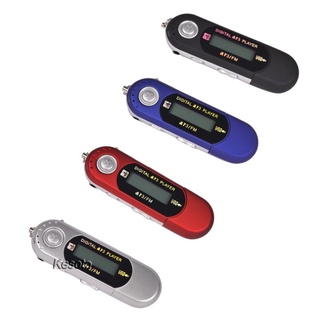 [KESOTO] 8 gb USB Flash Drive LCD MP3 reproductor de música con Radio FM 8G rojo