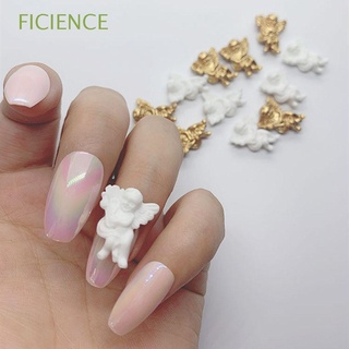 FICIENCE 10pcs|1pc Nail Ornament Baroque Jewelry Accessories 3D Angel Nail Art Decoration Charms Decorations DIY Nail Rhinestones Manicure Retro Bow
