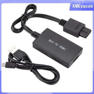 Durable N64 A HDMI Convertidor Adaptador , Plug and Play Full Digital Cable HD Link Accesorios Para N64 Para SNES Consolas , Negro
