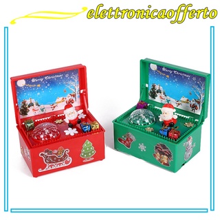 [elettronic] Caja De Música Feliz navidad regalo De navidad Para niños/adorno De Mesa/decoración del hogar/año nuevo