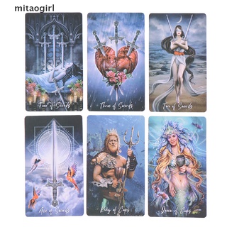 [Mitao] The Elemental Wisdom Tarot Cards Prophecy Adivination Deck Party Juego De Mesa Boutique (6)