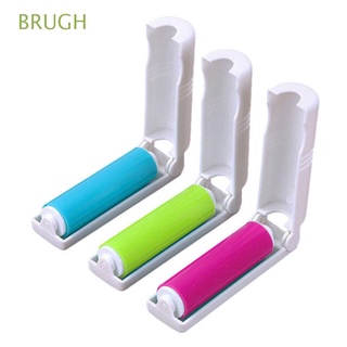 BRUGH Foldable Lint Brushes Sticking Device Dust Cleaner Lint Rollers Wiper Tools for Clothes Reusable Household Cleaning Tools Pet Hair Remover Washable Sticking Roller/Multicolor