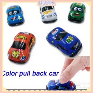 4pcs mini dibujos animados tire hacia atrás coche juguetes de carreras mini coches juguetes educativos mini coches de dibujos animados modelo de coche juguetes para niños pequeños