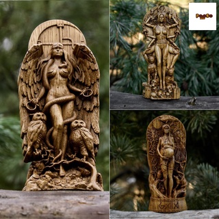 estatua de diosa 9 pulgadas resina escritorio escultura acabado bronce estatua decoración del hogar accesorio