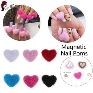 Yesbeauty pompones magnéticos desmontables con pompones Para decoración De uñas arte 3d