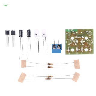 kyri 1Set Electrónica De Bricolaje Kits De Fabricación De Lámpara Intermitente De Circuito Electrónico De Piezas (1)