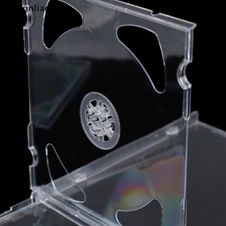 liao 1pcs ultrafino estándar caja de dvd transparente paquete de cd portátil caja de almacenamiento de cd. (1)