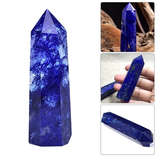 New Natural Rock Lapis Lazuli Quartz Crystal Stone Point Healing Wand Gemstone ☆dstoolsVipmall