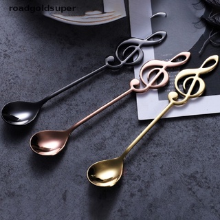 rgj stainles cuchara de acero cuchara de café en forma de música té cuchara de helado cuchara super (2)
