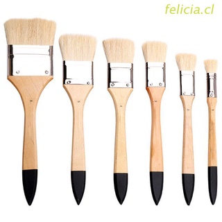 felicia High Quality Birch Wool Brush Watercolor Pen Gouache Oil Painting Acrylic Brush Board Wall Painting Brush