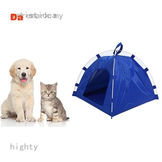 Da Hi artportátil plegable perro mascota casa cama tienda impermeable gato interior al aire libre Teepee caliente