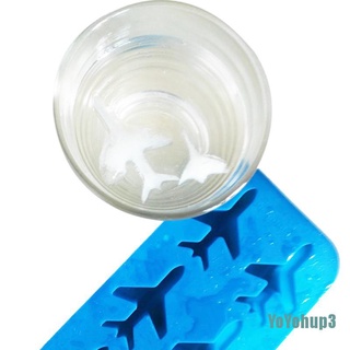 [vYOYO] molde de silicona en forma de avión 3d cubo de hielo bola de helado fabricante de Chocolate molde DRN (1)
