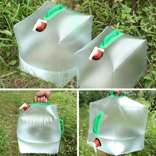 hermético grande botella de camping plegable equipo de camping porta agua contenedor al aire libre picnic grifo hervidor de agua plegable bolsa de agua