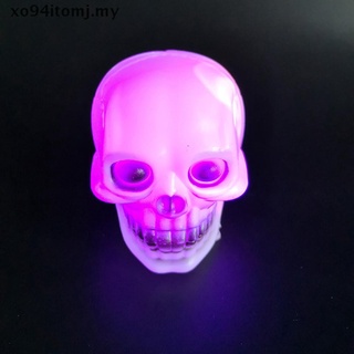 Xotomj nueva llegada LED colorido Flash cráneo luz de noche luces de Halloween decoración de fiesta.