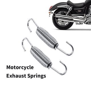 {FCC} 2 piezas de acero inoxidable para motocicleta, sistema de escape, muelles {newwavebar.cl}