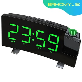 Brhomyl2 reloj Despertador De escritorio con pantalla De proyección mejorada/radio Fm/radio Fm/Led/doble alarma