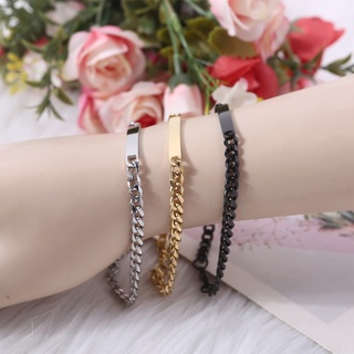 LOVE Ladies Black/Gold/Silver Bar Bracelet Simple and Exquisite Thin Cuff Bracelet (6)