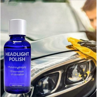 30ml coche faro polaco restaurador líquido reparación líquido coches detalle limpieza cuidado pulidor herramienta accesorios
