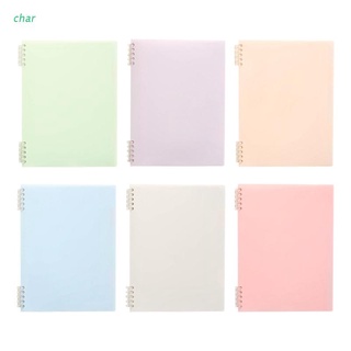 Char 1pcs A5 B5 Morandi Color Series Binder cuaderno papel núcleo de hoja suelta papeles