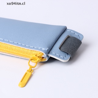 xo94itn: mini bolsa de piel sintética, ecológica, elástica, para lápices, diseño de libros, soporte para lápices [cl] (7)