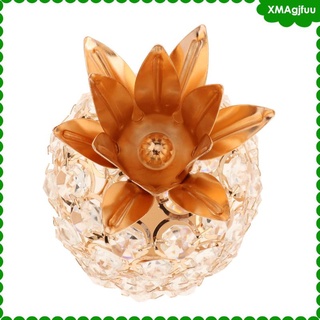 estilo nórdico brillante cristal tachonado diamantes de imitación piña fruta ornamento arte hecho a mano escritorio decoración del hogar